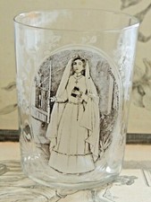 Ancien Verre Gobelet en