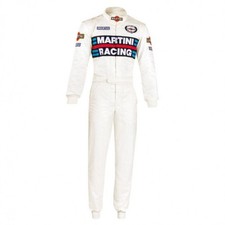 Combinaison SPARCO FIA Martini Racing Replica - Blanc