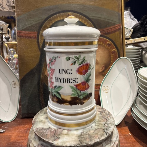 Ancien pot pharmacie - a, flacon