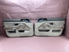 BMW E39 540I 525I Avant Intérieur Porte Panneau Sable Beige Cuir Pair OEM #00159