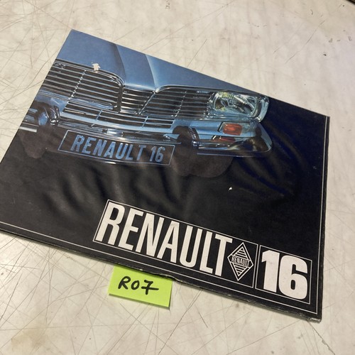 Renault r16 prospectus - renault, 16