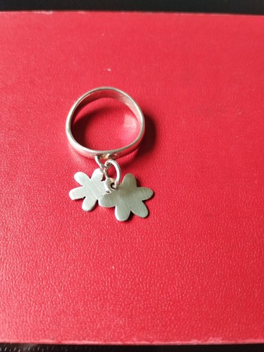 Bague pampilles argent - bague,