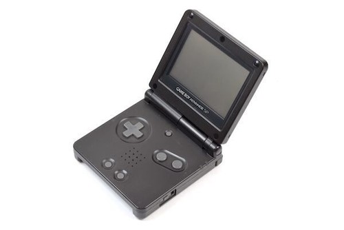 Coque noire game boy - boy, advance