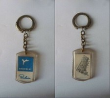porte-clés chocolat Poulain bleu, château Blois (pc)
