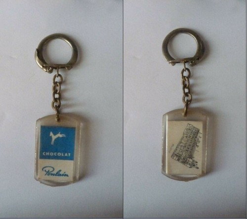 Porte clés chocolat poulain - chocolat,