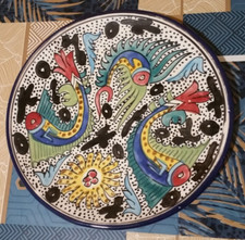 Grande assiette décorative