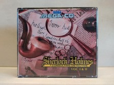 Custom Sherlock Holmes Consulting Detective 1 & 2 repro Sega Mega-CD PAL