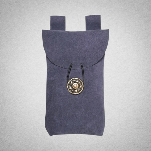 Pochette cuir suède violet - suède,