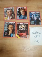 1991-lot 5 magazines DIAPASON-revue musique classique-INBAL/ADAMS/CHOPIN... 