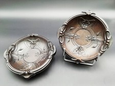 Art Nouveau paire de coupelles
