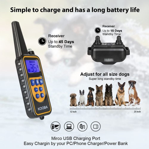 Collier dressage chien 800m - dressage,