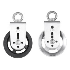 Poulie en acier inoxydable 88 mm avec roues en nylon lisse pour ??quipement d'ex