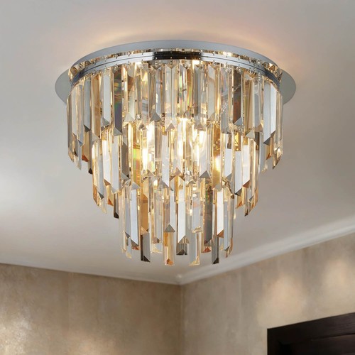 Lampe plafond cristal - plafond, en
