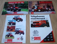 Lot de 4 Prospectus Tracteurs