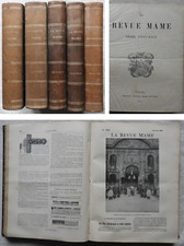 LA REVUE MAME : 6 volumes reliés (années 1900 à 1905) Histoire, Littérature...
