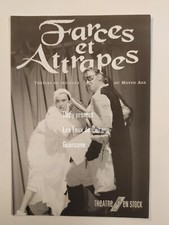FARCES ET ATTRAPES THEATRE DE TRETEAUX DU MOYEN AGE OFF AVIGNON   flyer