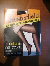 Collant Chesterfield noir uni