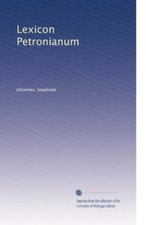 Lexicon Petronianum (Latin