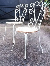 Paire chaises jardin - chaises, de