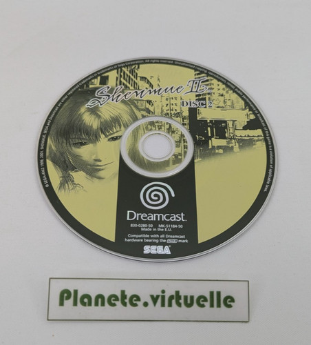 Shenmue dreamcast eur pal - eur,