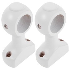  2 Pcs Tête De Tige Rideau En