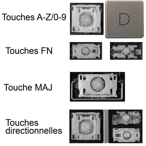 Touche clavier pour hp - touche, de