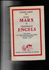 Karl Marx et Friedrich Engels # 1 jeunesse gauche hégélienne autographe A. Cornu