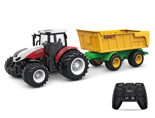 Tracteur rouge grosses - rc,