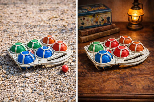 Ancien jeu boules - jeu,