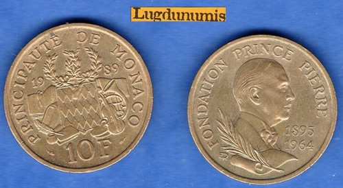 Monaco francs 1989 - 10,