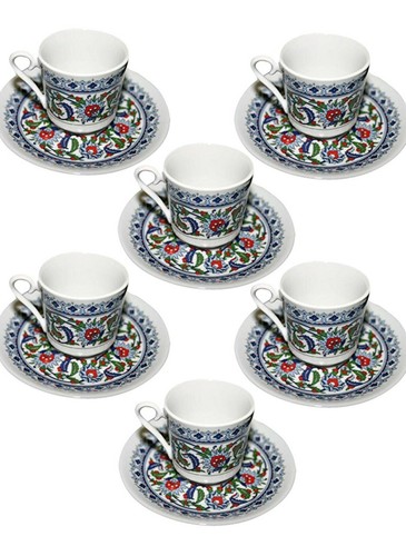 Lot tasses café en - de, 6
