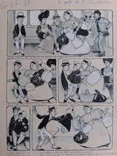 Planche de BD originale