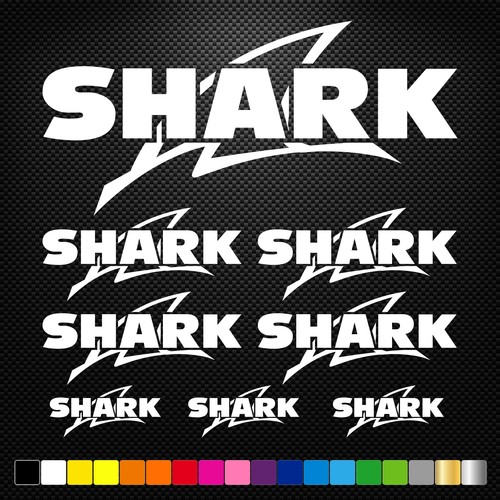 Convient shark 8 stickers - à,