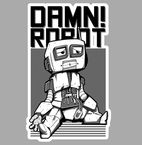 Robot damn jeux video street - video,