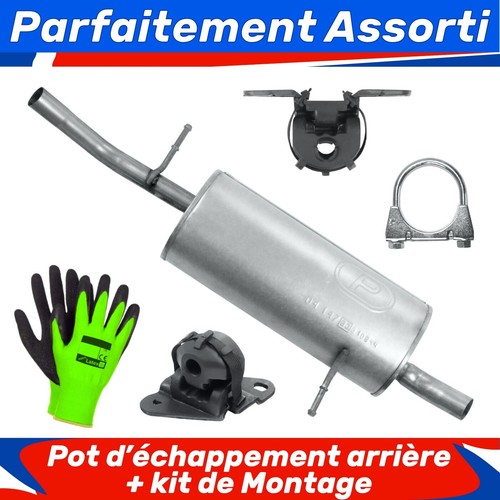 Pot échappement arrière - d’échappement,