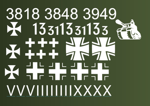 Panzer 16 decals - rc,