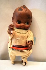 Vintage Japonais Jouet Poupée Avec Walker Caoutchouc Moderne Rare Objets Vieux "