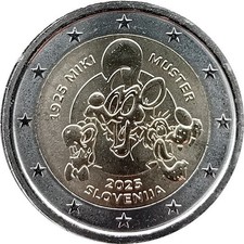 SLOVENIE 2 Euro Miki Muster