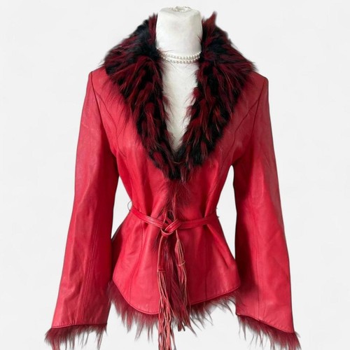 Manteau cuir véritable - manteau,