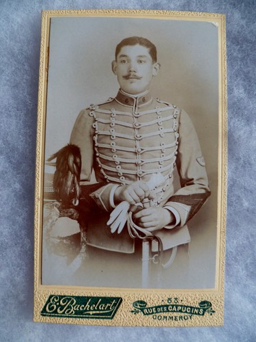 Photo 1900 cdv regiment de - photo,