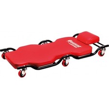 Chariot de Visite 6 Roues avec Matelas Mousse - Capacité 180kg, Confort et Robus