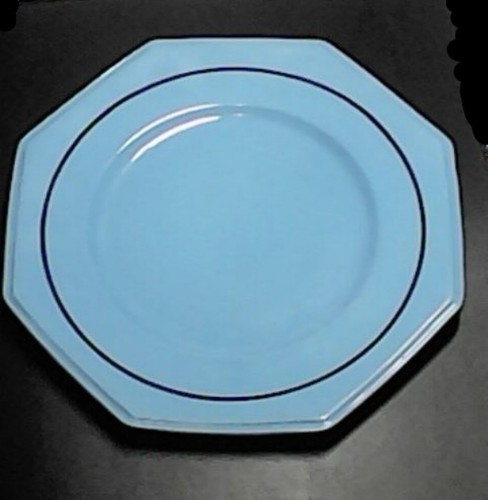 Petite assiette bleue faïence