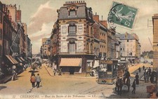 CPA 50 CHERBOURG / RUE DU