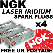 4x NGK Laser Iridium Extension