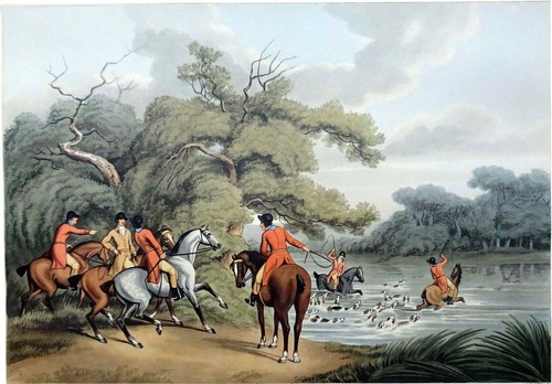 Chasse courre la - chasse,