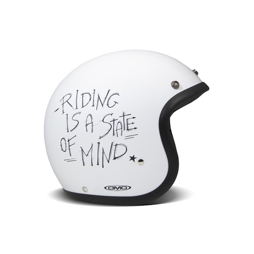 Casque jet café racer - casque,