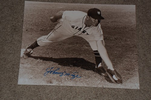 Hof johnny mize - johnny, signed