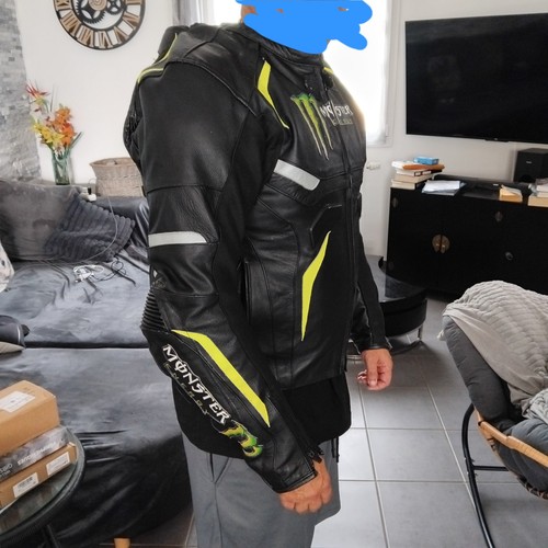 Blouson cuir monster - cuir, energy
