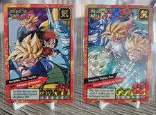 Carte Dragon Ball Gt CARDDASS Le Grand Combat Fr Power Level Double Prisme N 760