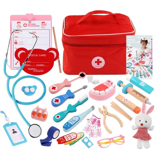 Mallette docteur bois - mallette, en